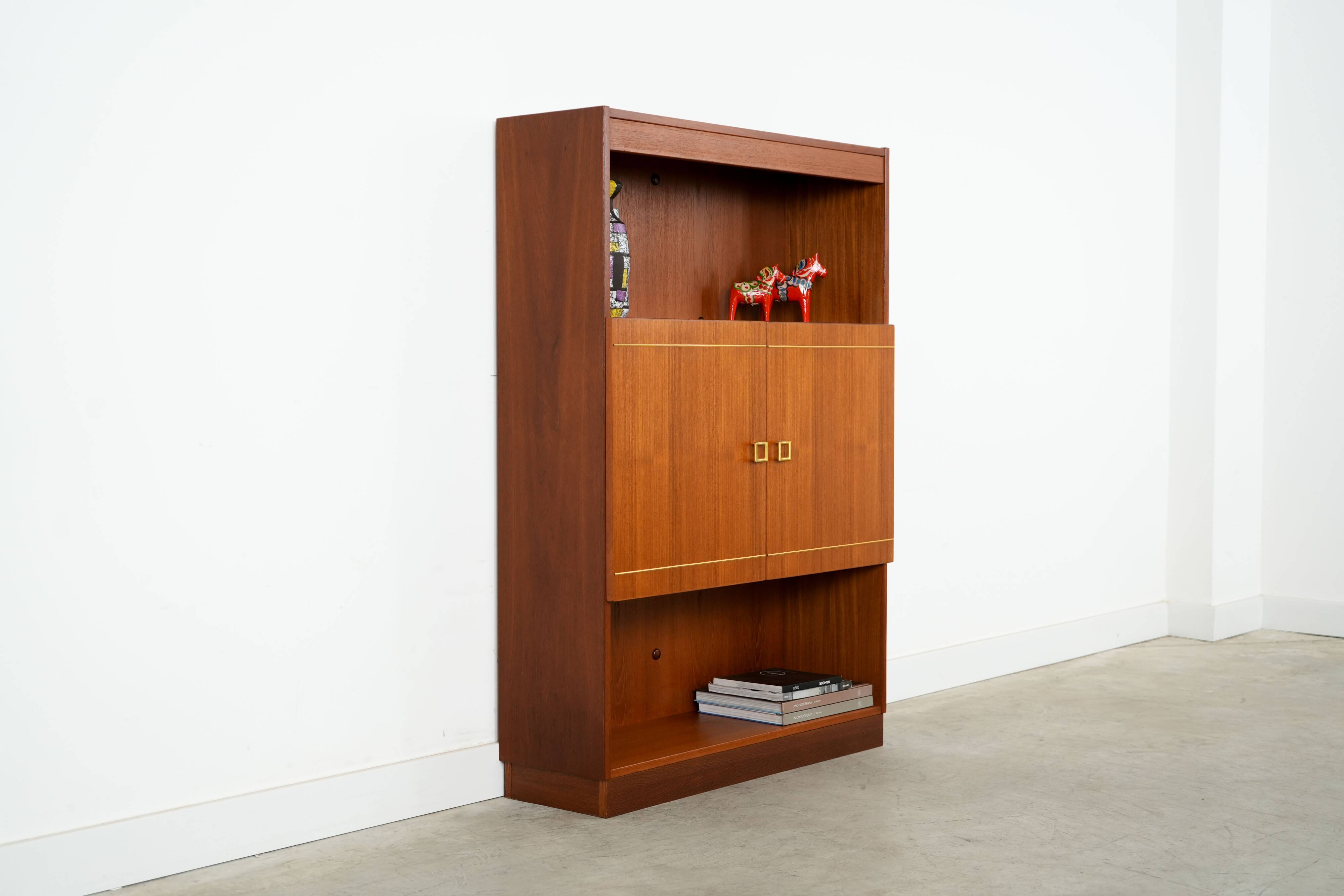Teak bookcase, Danish design, 1970s, production: Denmark