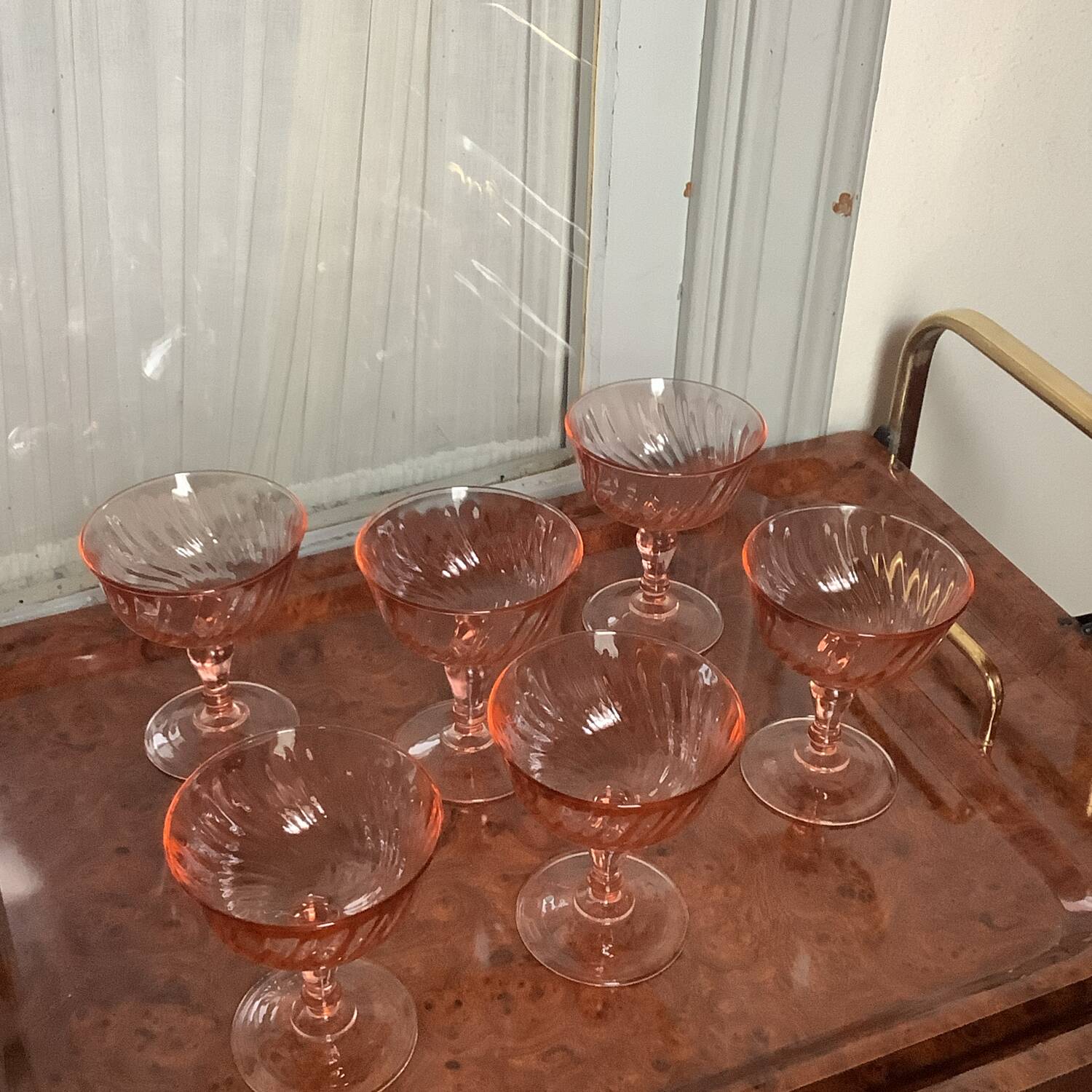 Set of vintage Rosaline pink glass bowls – Arcoroc