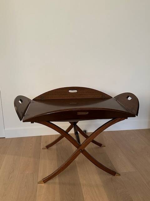 Vintage boat oval coffee table