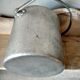Small aluminum bucket with handle - - kitchen cutlery door