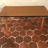 Vintage side coffee table in formica
