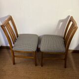 Set of 4 vintage wooden chairs