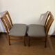 Lot de 4 chaises vintage bois