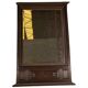 Large mirror in solid oak and beveled glass by André Le Picard 1950