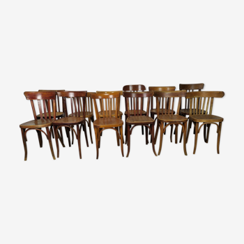 Set of 12 bistro chairs