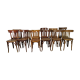 Lot de 12 chaises bistrot