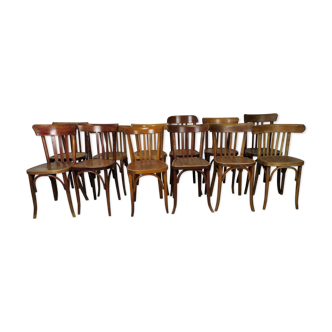 Set of 12 bistro chairs