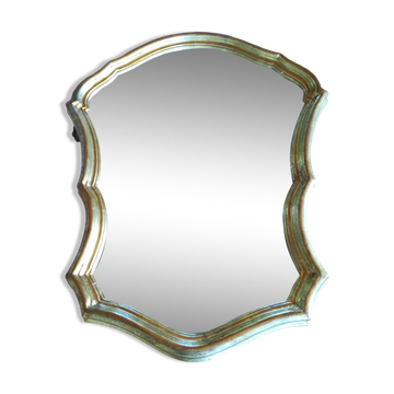 Gold frame mirror