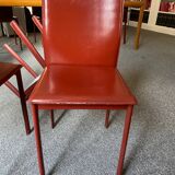 Set of 4 Italian design chairs