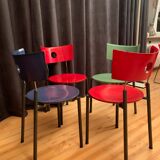 Un ensemble de quatre chaises Kusch + Co années 70