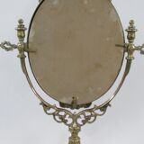 Table psyche, bronze tilting mirror