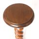 Pedestal column turned wood