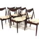 Set de 6 chaises en teck par h w klein pour Bramin Danemark 1960