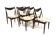 Set of 6 teak chairs by h w klein for Bramin Denmark 1960