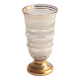 Vase verre et or années 1940