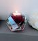 Murano Sommerso Block Candle Holder Design 60/70 Visible Label