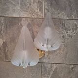 Antique Murano Double Wall Sconces Pair