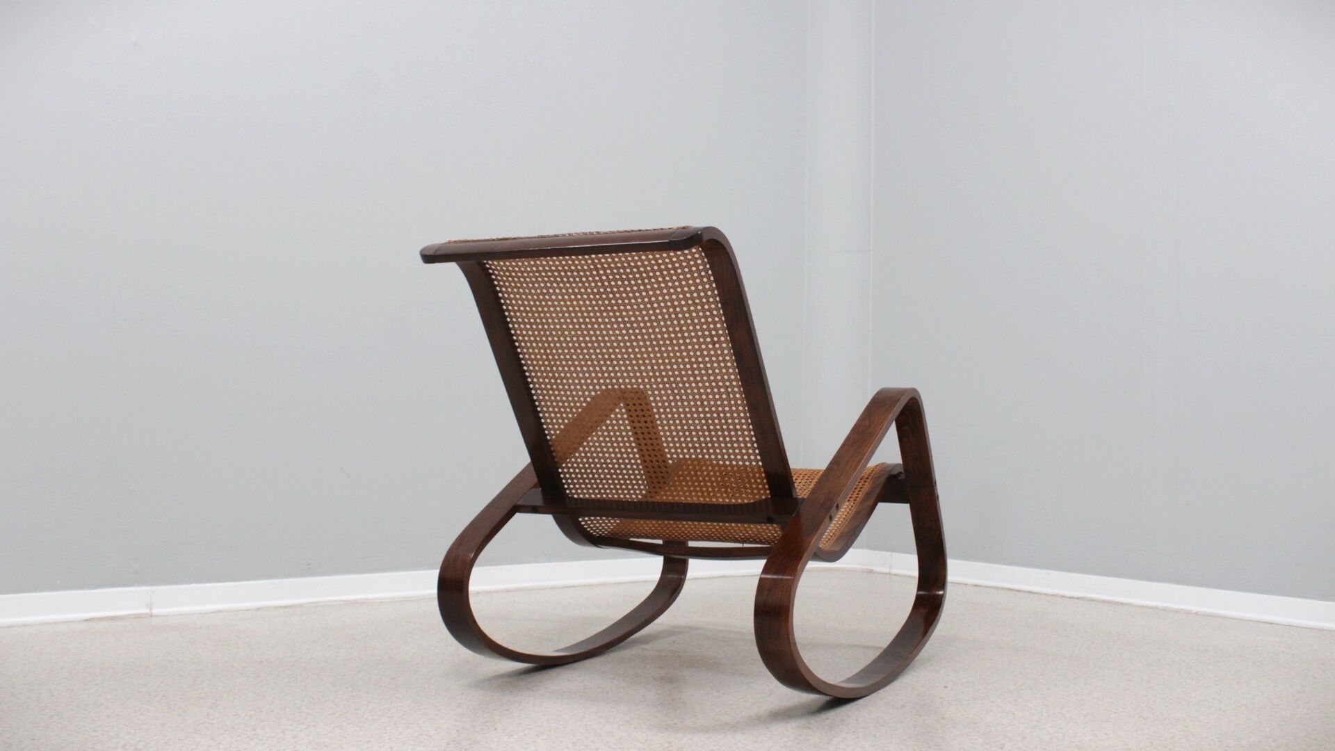 Luigi Crassevig "Dondolo" rocking chair 1970s