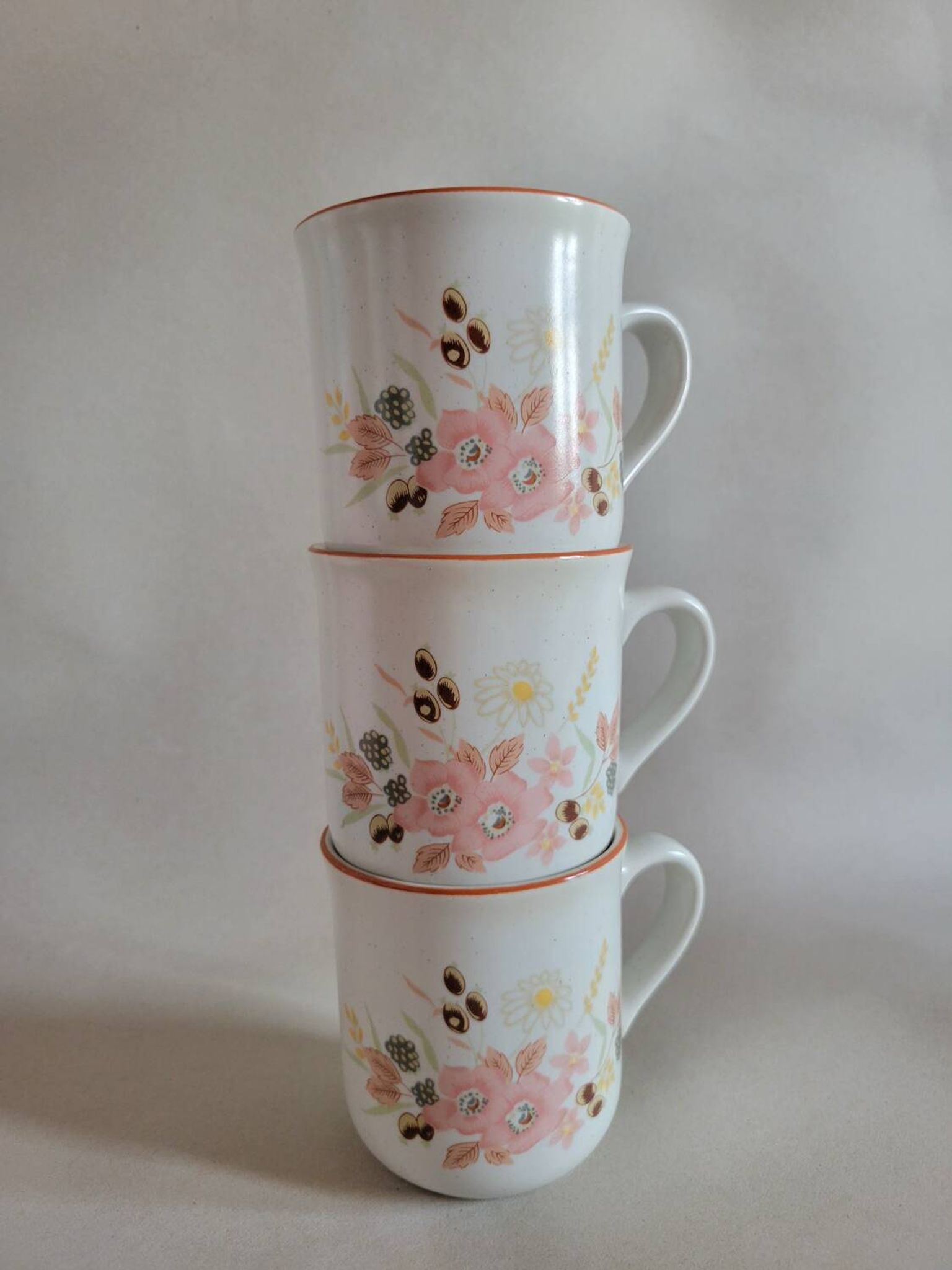 Mugs fleuries