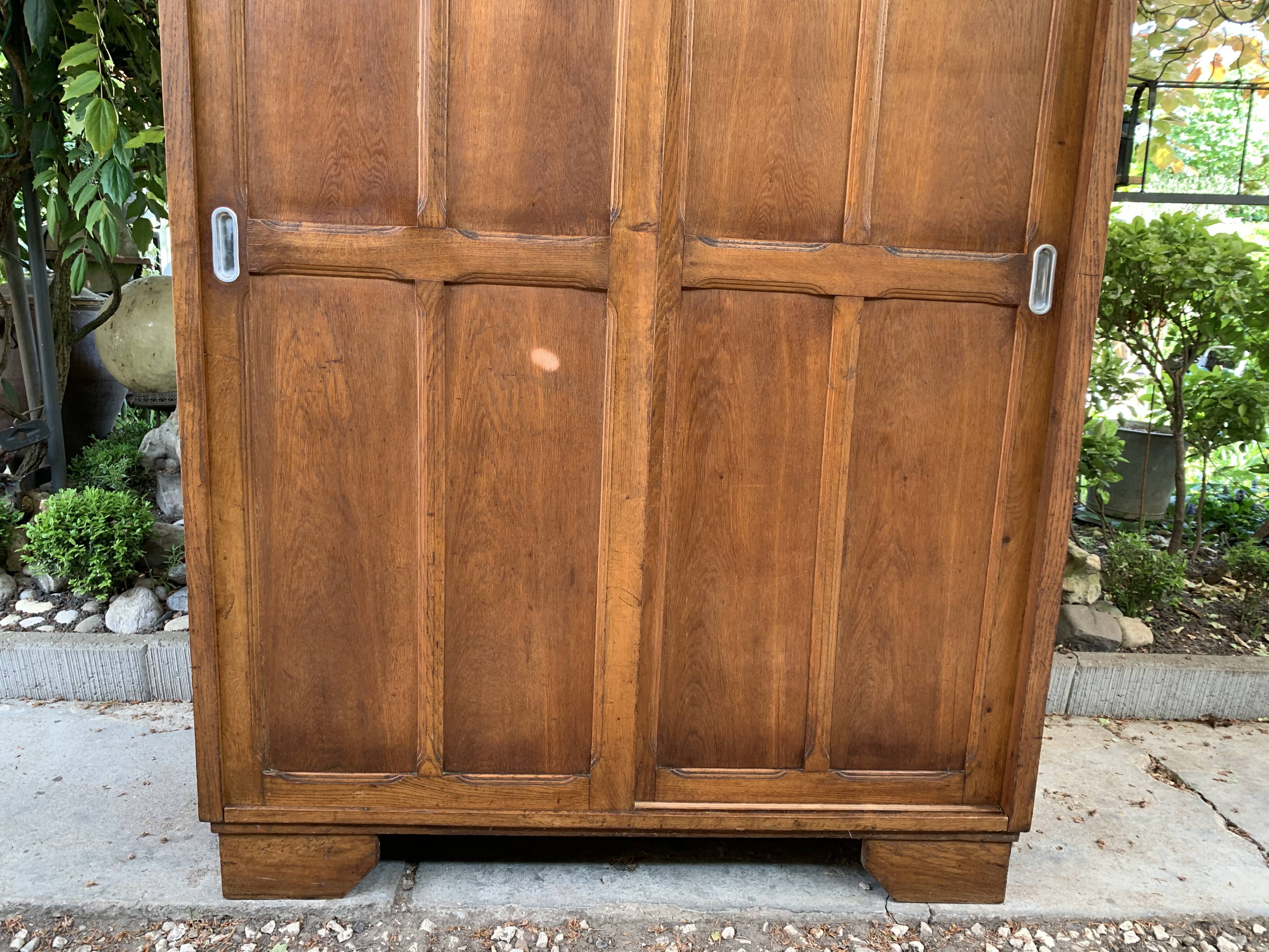 Parisian wardrobe 50's sliding doors