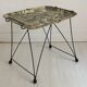 Vintage side tray with toile de Jouy decor
