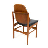 Chaise danoise en teck conçue par Arne Hovmand-Olsen pour Jutex