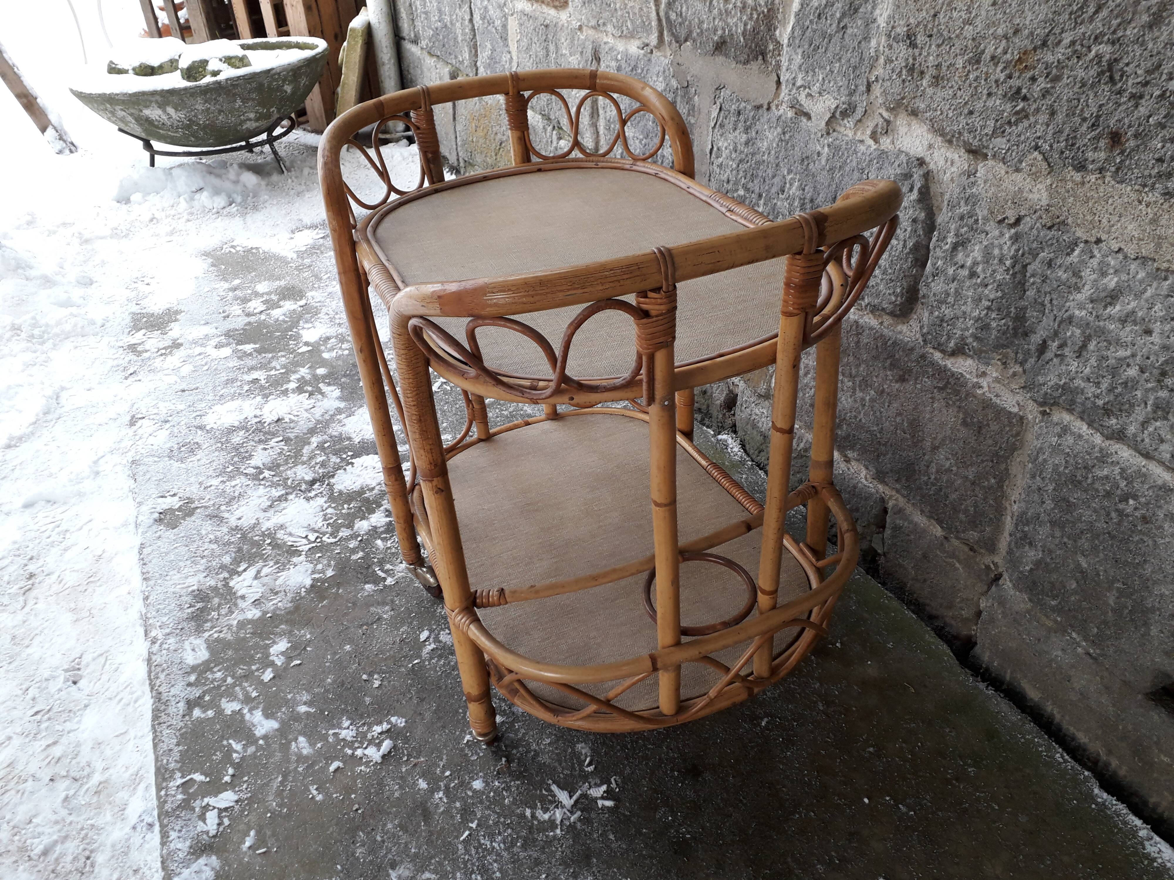 Rattan roller dessert