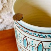 Mid-century ceramic vase by Louis Bacculini, Vallauris, 1950s/60s