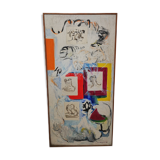 DE BEAUVOIR Hélène (1910-2001) Love embrace with a tiger