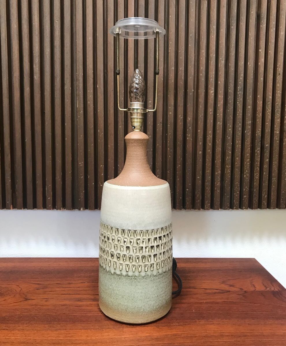 Ceramic Table Lamp from Søholm Stoneware, 1960s