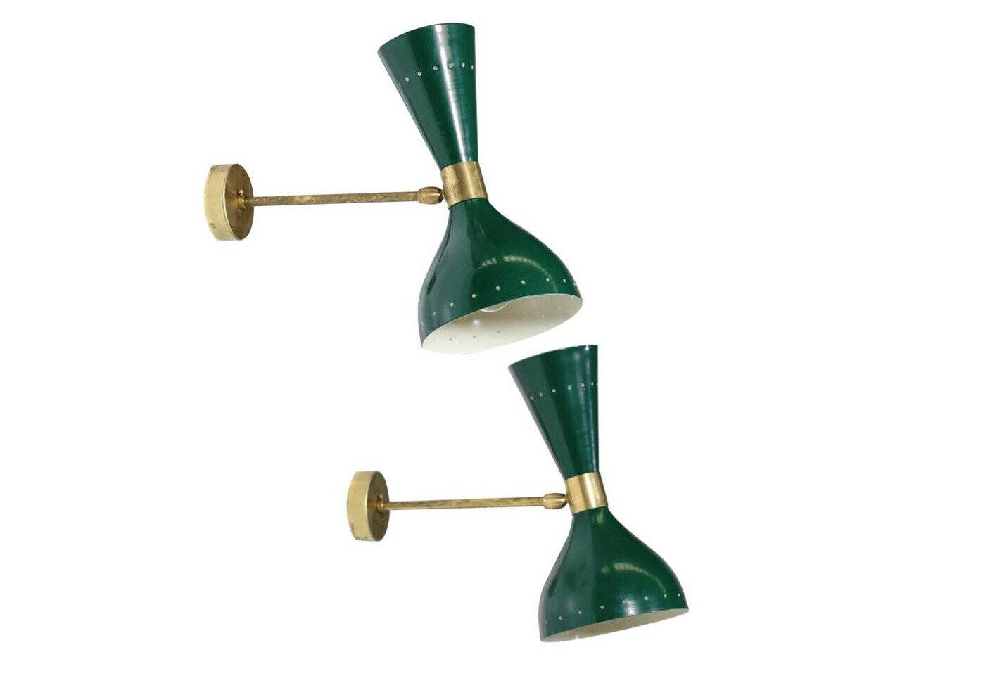 Paire applique Moonlight verte
