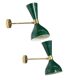 Paire applique Moonlight verte