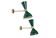 Paire applique Moonlight verte