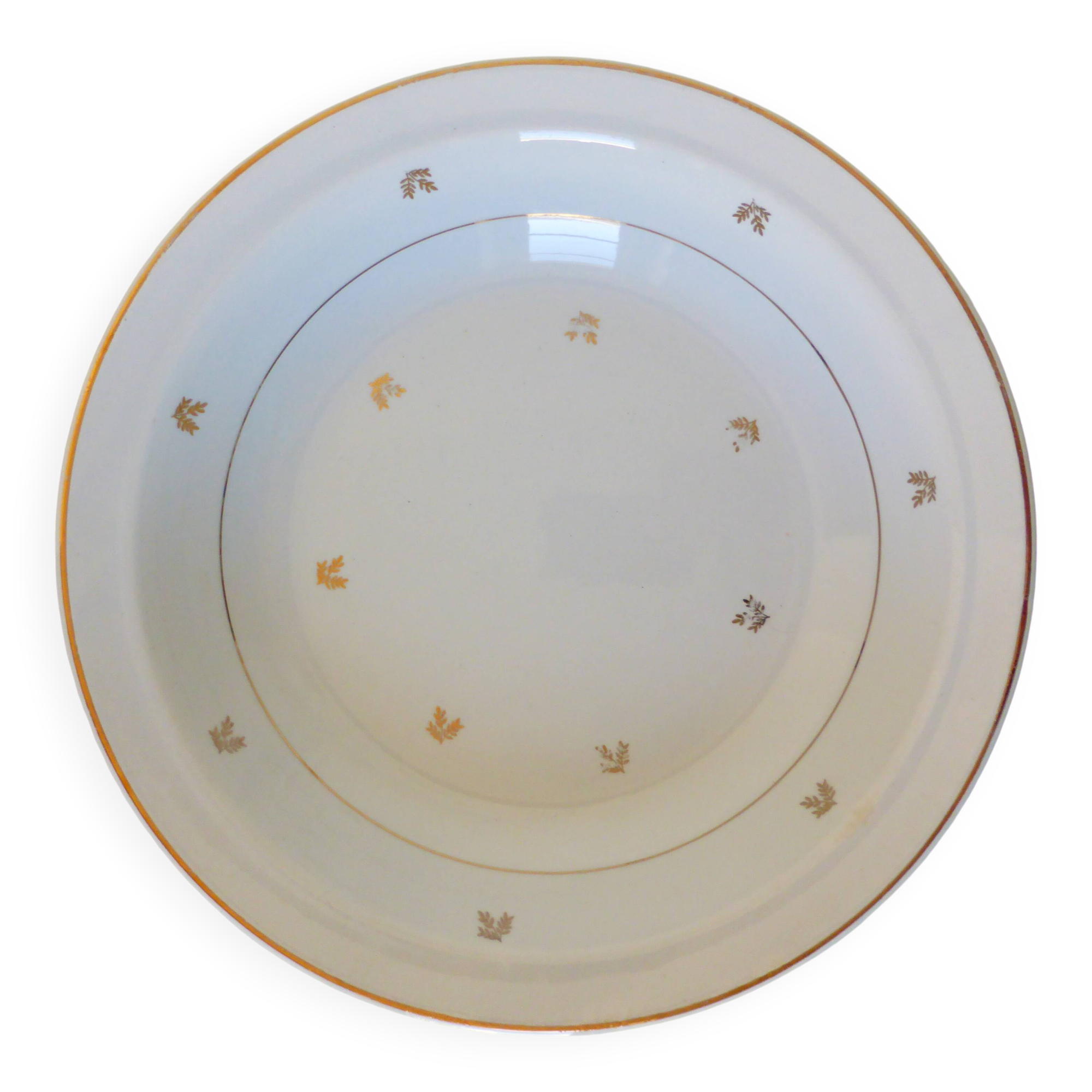 1 vintage round hollow dish from the Badonviller factory 2106105