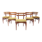 Five 1960s Danish Model 30 Dining Chairs by Poul Hundevad
