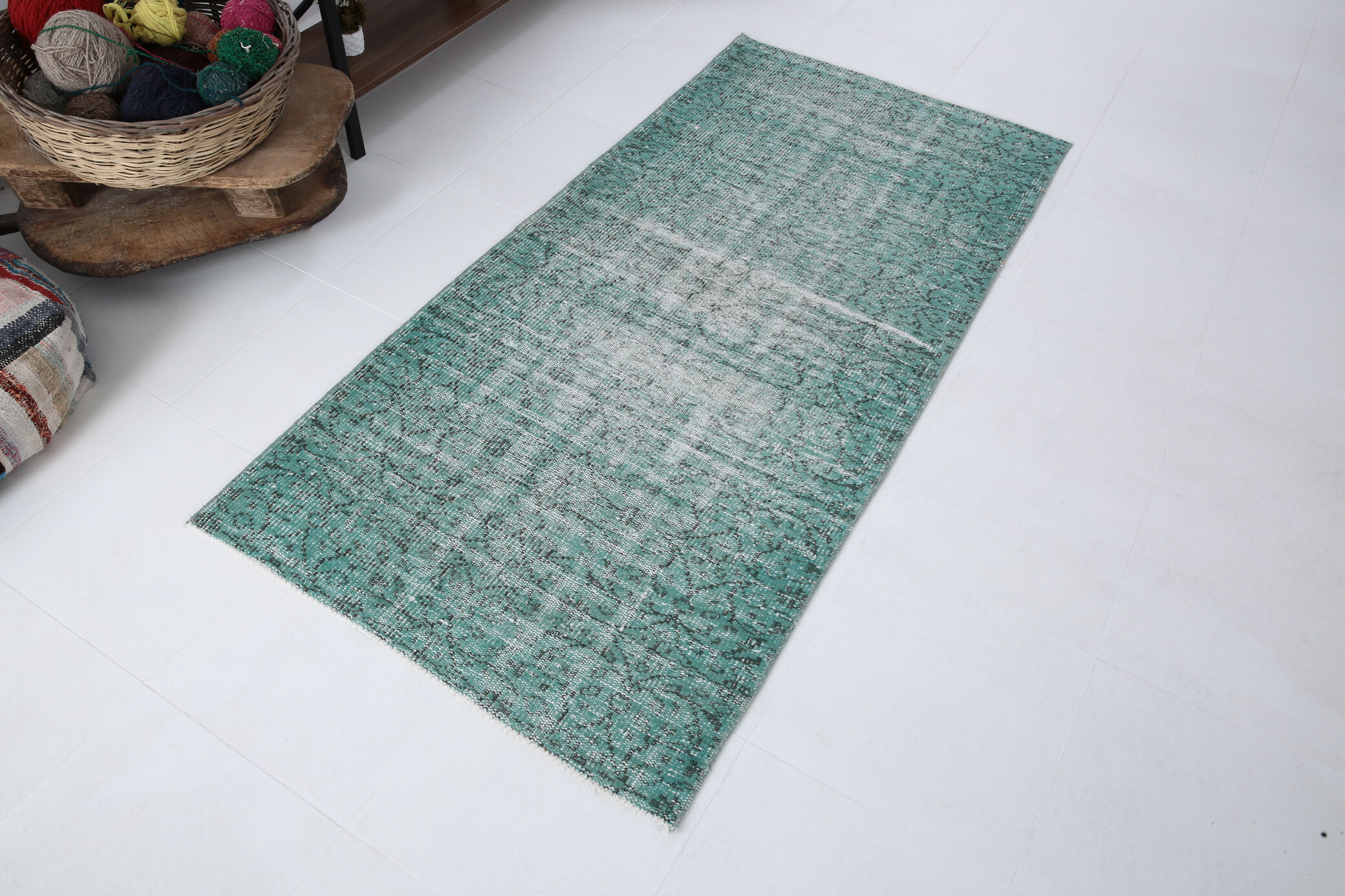 Water green rug 196x96cm