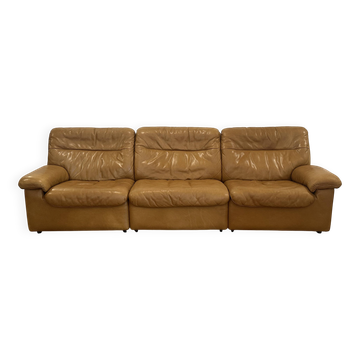 De Sede Leather Sofa Switzerland 1980s
