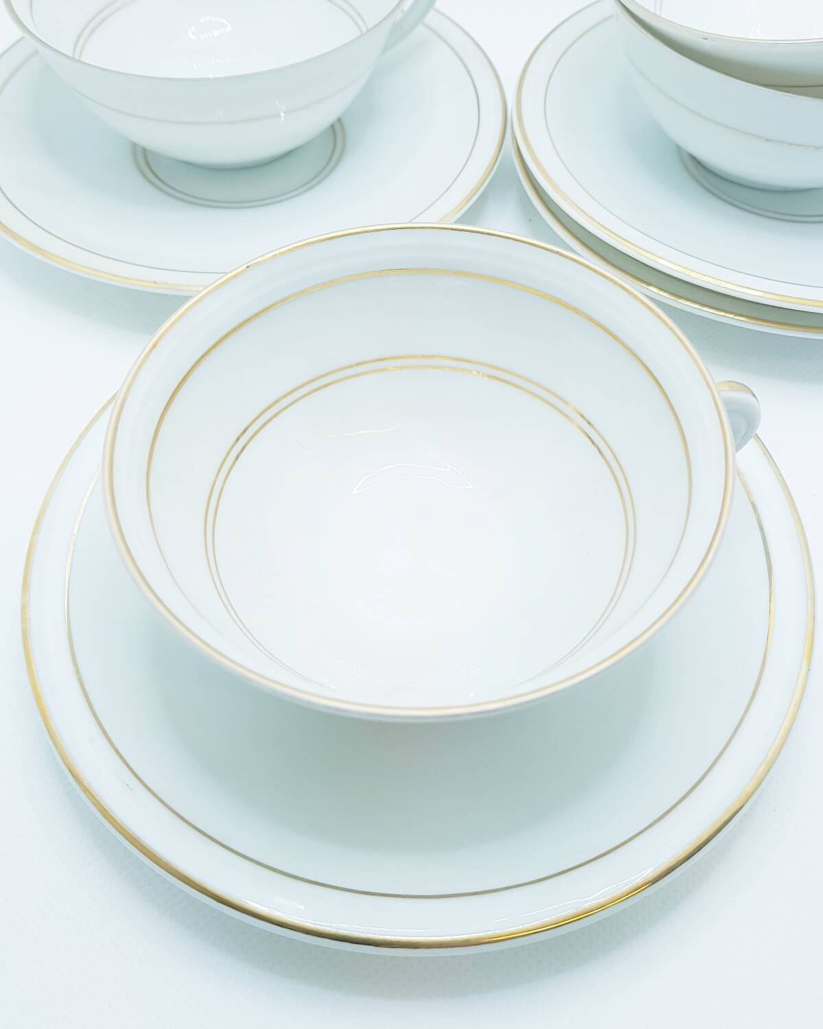 Charles Ahrenfeldt art deco teacups