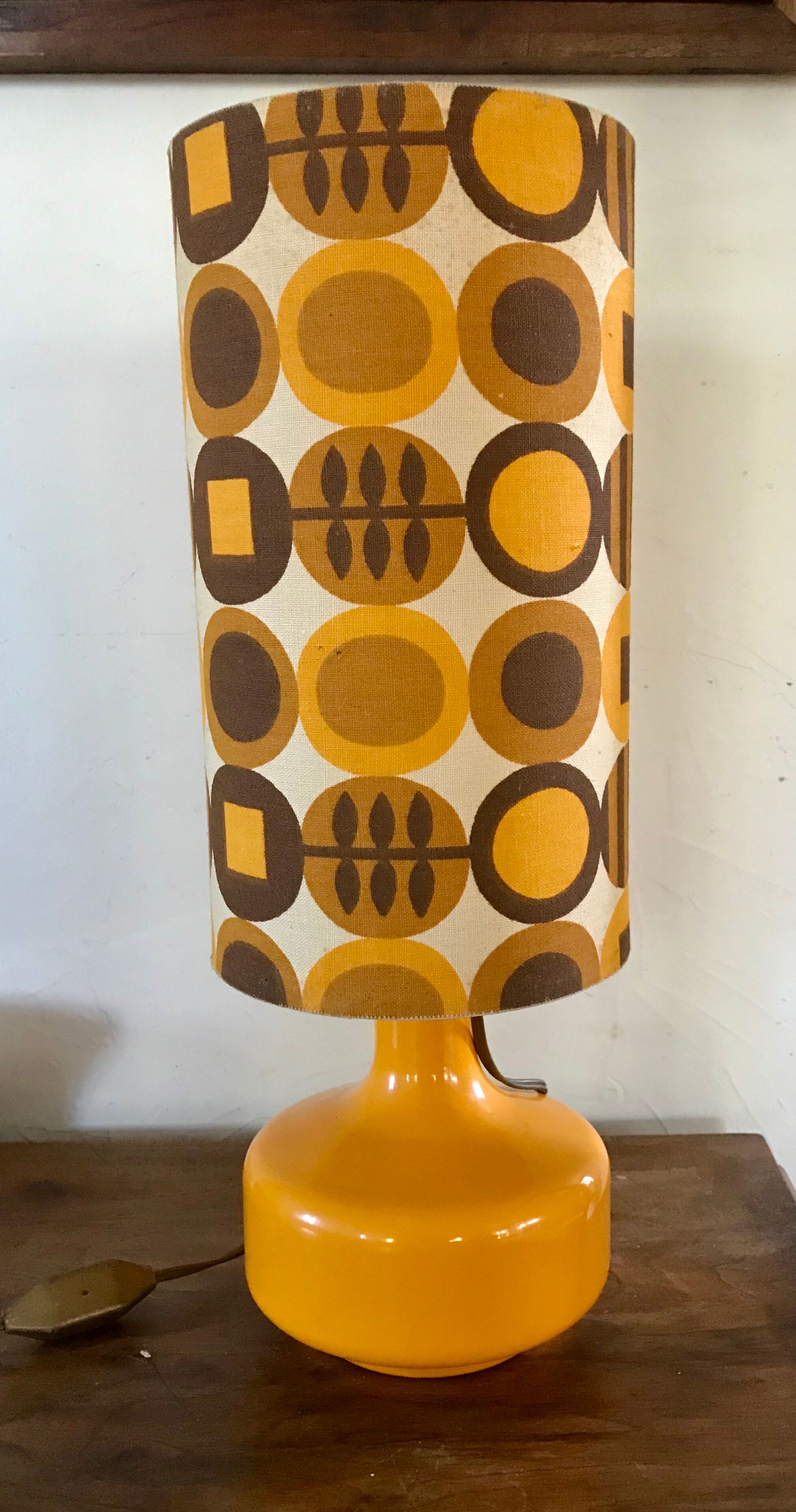 70's ceramic lamp