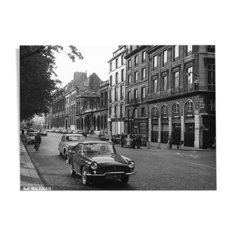 Vintage photography quai Malaquais Paris 1965