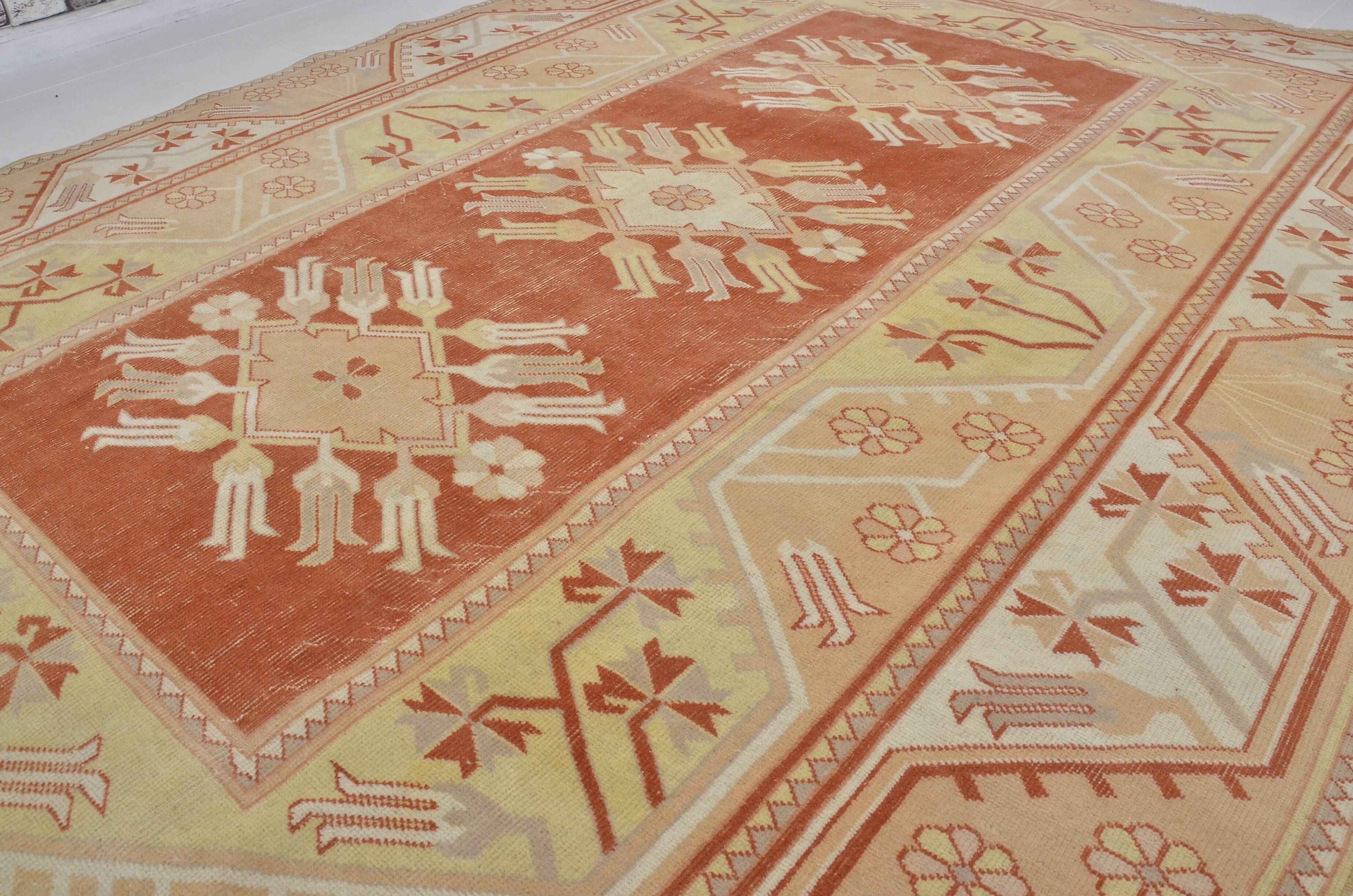 Vintage Handknotted Floral Hnadknotted Rug sku1835