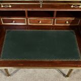 Rare Small Cylinder Desk and Showcase, Louis XVI style – Mid-19th century