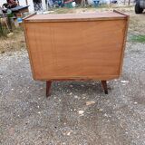 Vintage 50s Chest of Drawers with Compass Legs