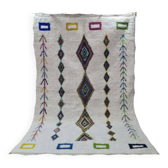 Berber rug Mrirt diamonds in handmade wool 250 X 150 CM