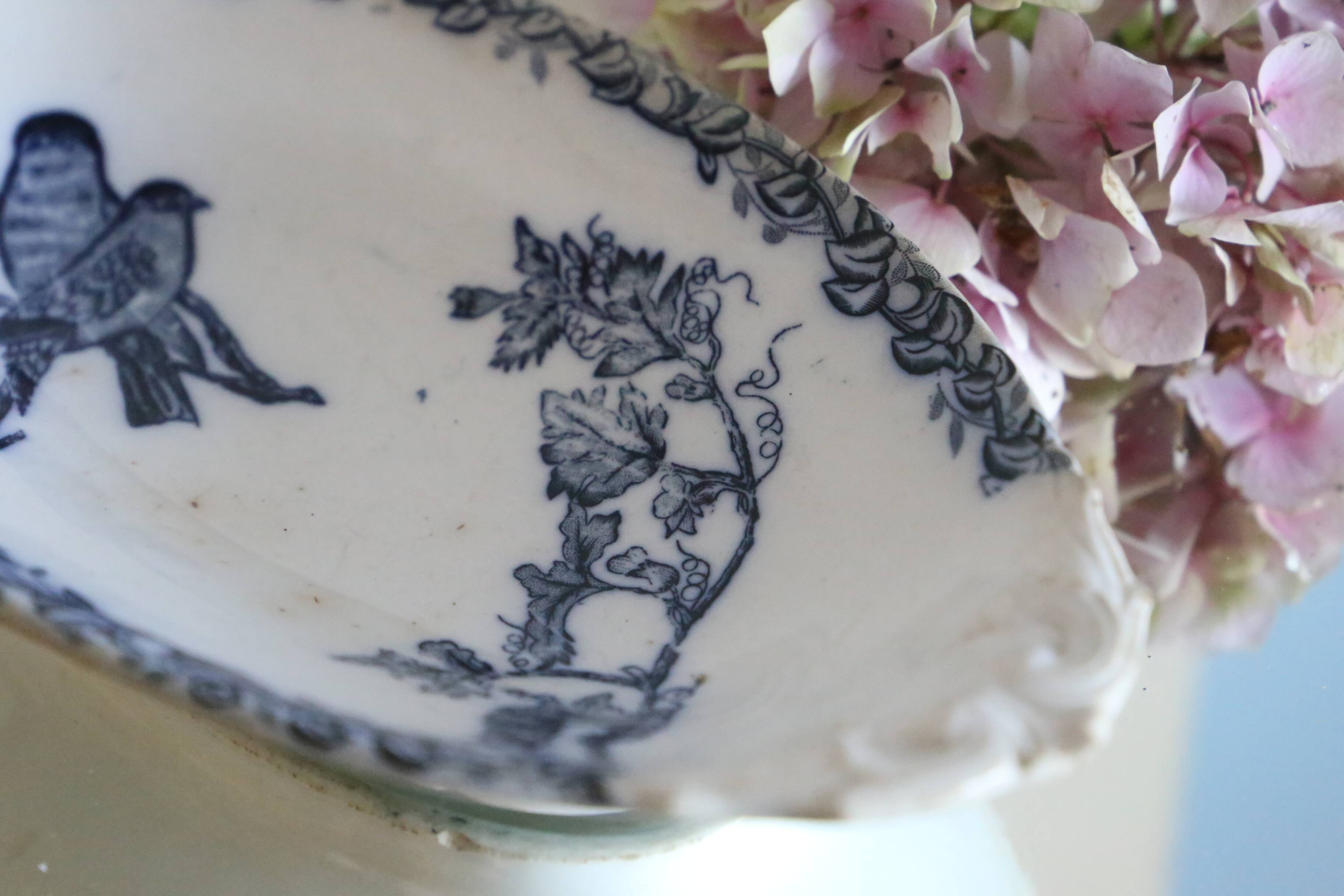 19th century iron clay dish