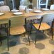 Lot de 6 chaises bois et fer