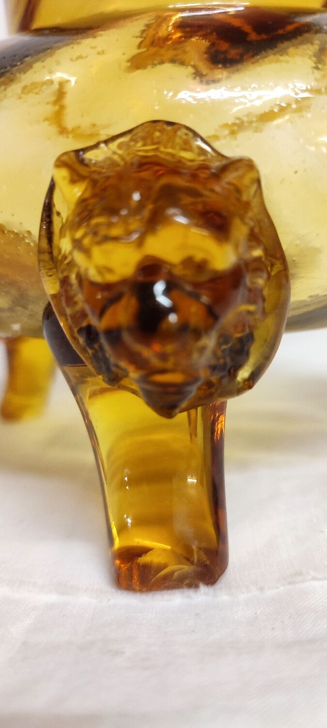 "Art Decò" glass vase. Spain, 1940s.