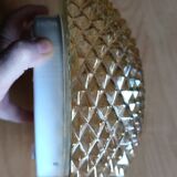 Smoked glass ceiling lamp