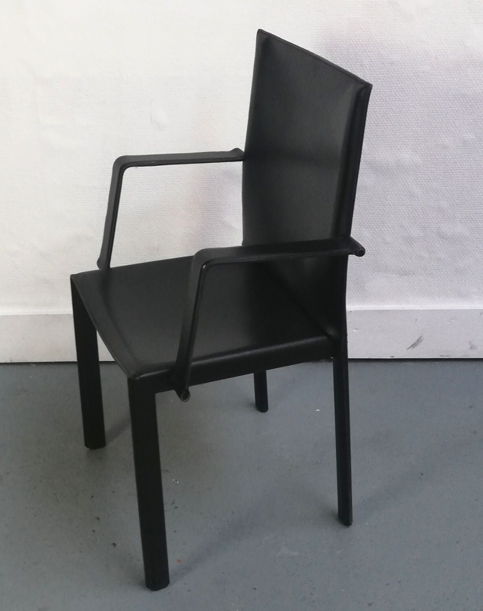 Leather chair Enrico Pellizzoni