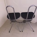 Pair of folding chairs by Niels Grammelaard